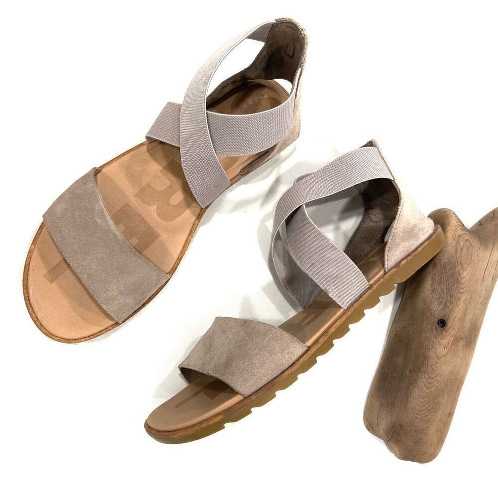 SOREL Ella II Leather Sandals (Sz 39)